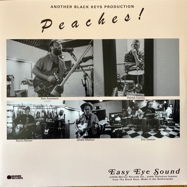 The Black Keys : Peaches! (LP, Album, Ltd, Whi)