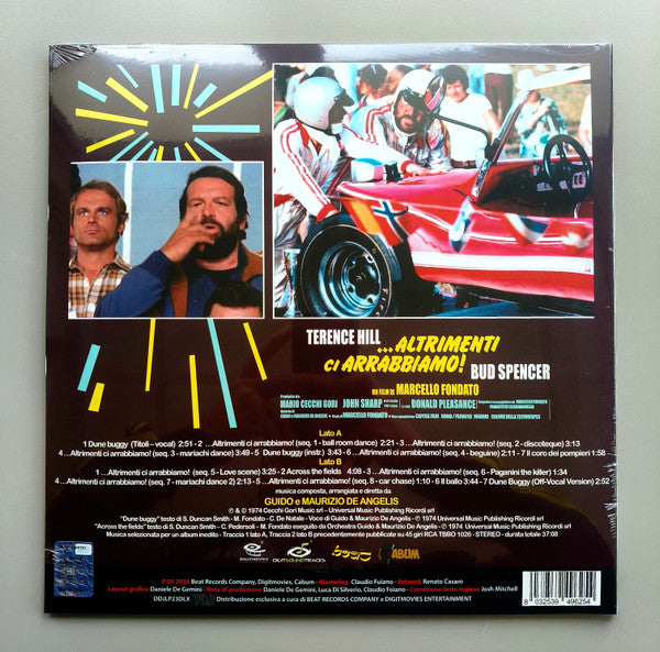 Guido And Maurizio De Angelis : ...Altrimenti Ci Arrabbiamo (Colonna Sonora Originale) (LP, Album, Ltd, RP, Cry)