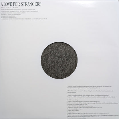 Chet Faker : A Love For Strangers (LP, Album, Tra)