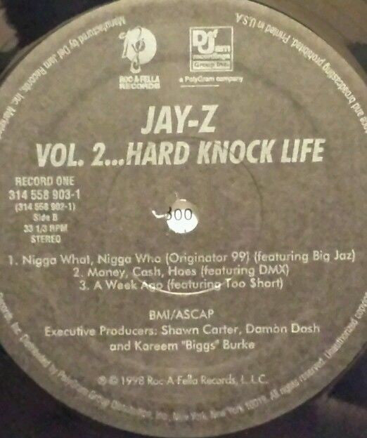 Jay-Z : Vol. 2... Hard Knock Life (2xLP, Album)