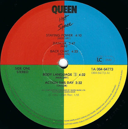 Queen : Hot Space (LP, Album)