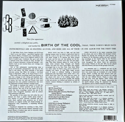 Miles Davis : Birth Of The Cool (LP, Album, Comp, Mono, RE, 180)