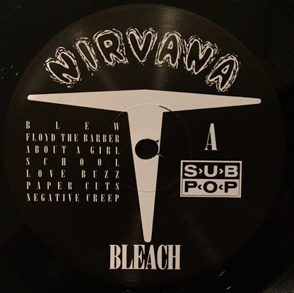 Nirvana : Bleach (LP, Album, RE, RM)