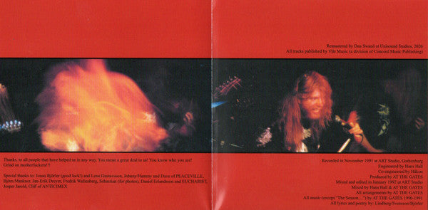 At The Gates : The Red In The Sky Is Ours (CD, Album, RE, RM)
