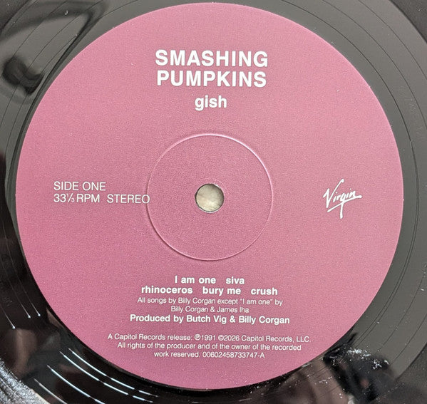 Smashing Pumpkins* : Gish (LP, Album, RE, RM, 180)