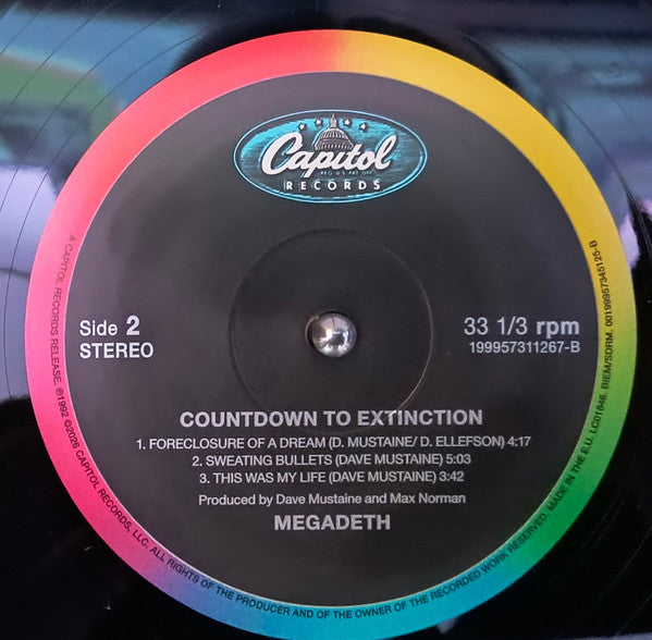 Megadeth : Countdown To Extinction (2xLP, Album, RE, RM)