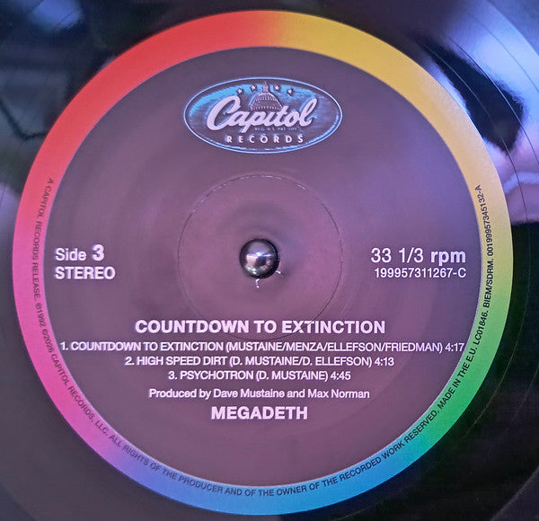 Megadeth : Countdown To Extinction (2xLP, Album, RE, RM)