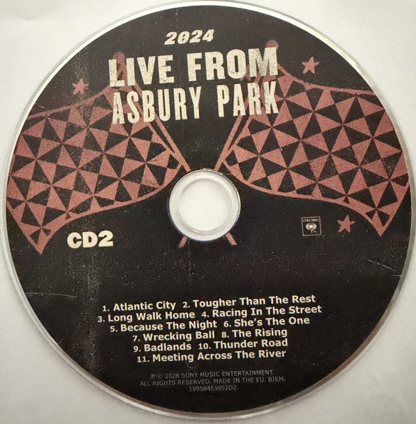 Springsteen & E Street Band* : Live From Asbury Park 2024 (3xCD, Album)