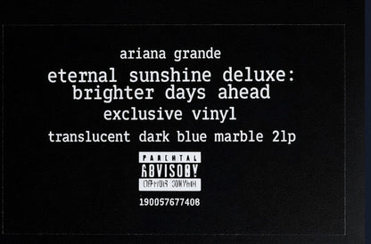 Ariana Grande : Eternal Sunshine Deluxe: Brighter Days Ahead (2xLP, Album, Dlx, Ltd, RE, Dar)