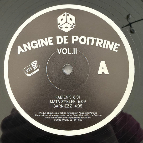 Angine De Poitrine : Vol. II (LP, Album, RE, 180)