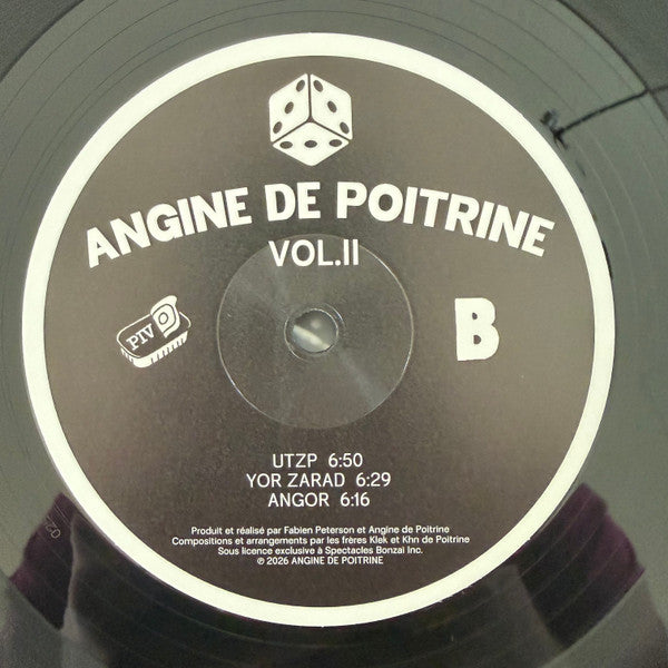 Angine De Poitrine : Vol. II (LP, Album, RE, 180)