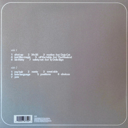 Ariana Grande : Positions (LP, Album, Ltd, RE, RP, Gre)