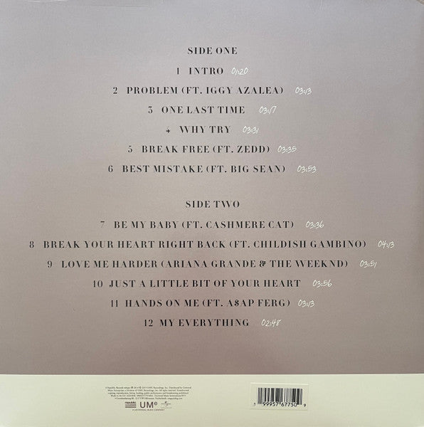 Ariana Grande : My Everything (LP, Album, Ltd, RE, RP, Lav)