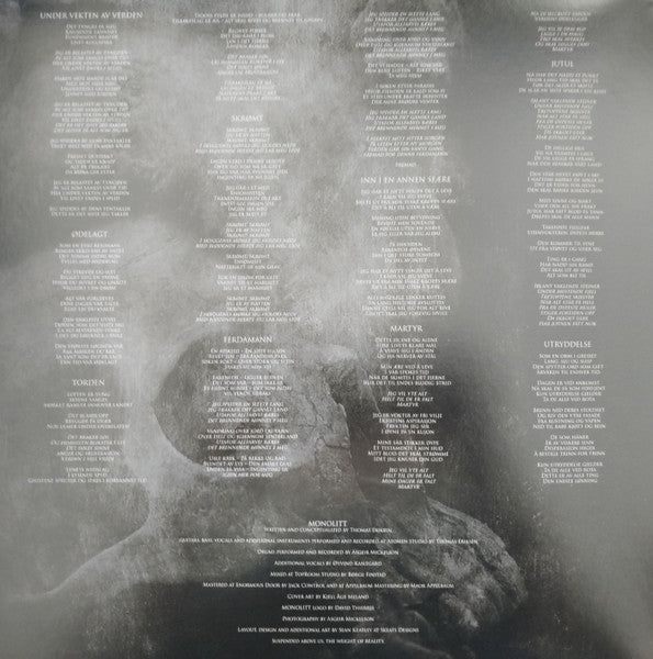 Mork : Monolitt  (LP, Pea)