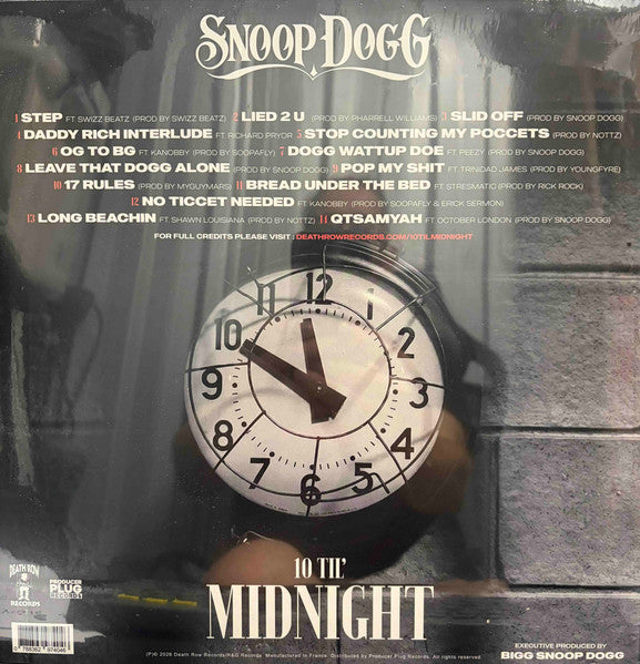 Snoop Dogg : 10 Til' Midnight (LP, Album, Pic)
