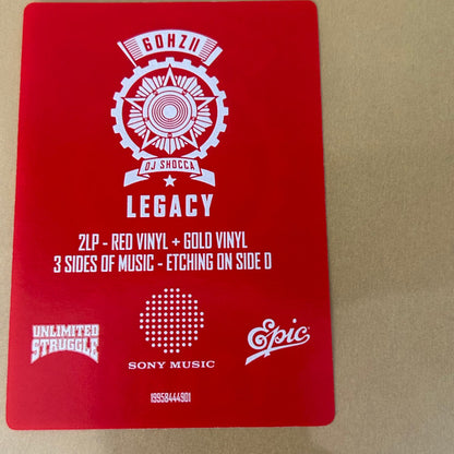 DJ Shocca : 60 Hz II - Legacy (LP, Red + LP, S/Sided, Etch, Gol + Album, Dlx, Gat)