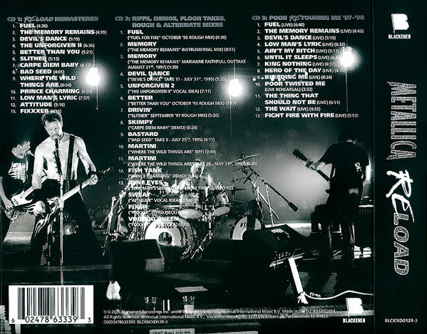 Metallica : Reload (CD, Album, RE, RM + 2xCD + Exp)