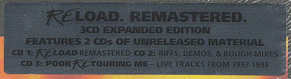 Metallica : Reload (CD, Album, RE, RM + 2xCD + Exp)