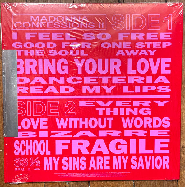 Madonna : Confessions II (LP, Album, Ltd, Mixed, Whi)