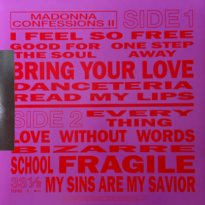 Madonna : Confessions II (LP, Album, Ltd, Mixed, Tra)