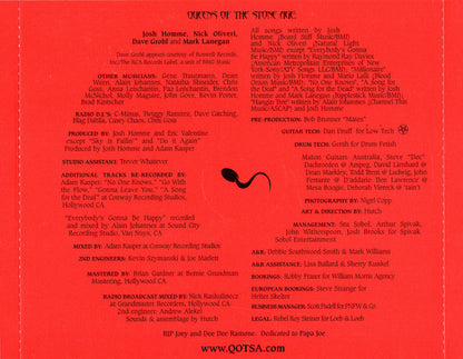 Queens Of The Stone Age : Songs For The Deaf (CD, Album, RE, Mat)