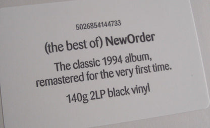 NewOrder* : (The Best Of) NewOrder (2xLP, Comp, RE, RM)