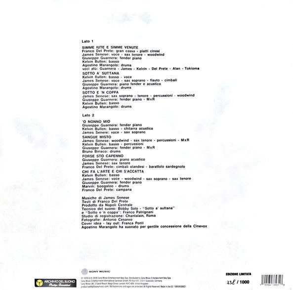 Napoli Centrale : Mattanza (LP, Album, Ltd, Num, RE, RM, S/Edition, 180)