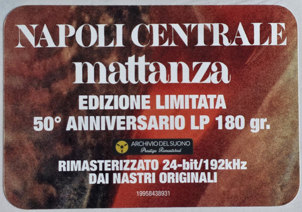 Napoli Centrale : Mattanza (LP, Album, Ltd, Num, RE, RM, S/Edition, 180)
