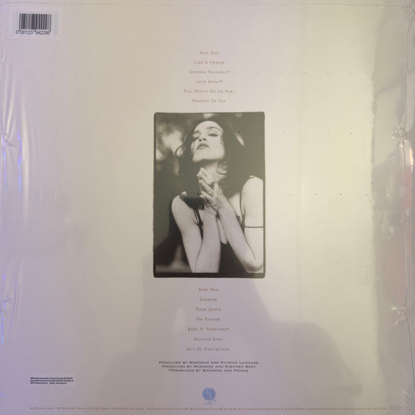 Madonna : Like A Prayer  (LP, Album, RE, RP, Tra)