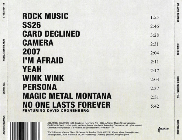 Charli XCX : Music, Fashion, Film (CD, Album)