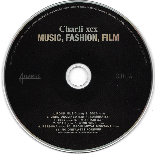 Charli XCX : Music, Fashion, Film (CD, Album)