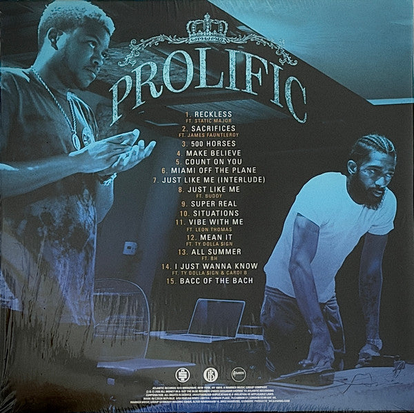 Nipsey Hussle, Bino Rideaux : Prolific (LP, Ltd, S/Edition, Cob)