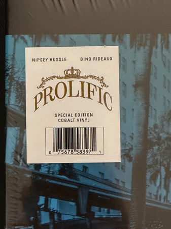 Nipsey Hussle, Bino Rideaux : Prolific (LP, Ltd, S/Edition, Cob)