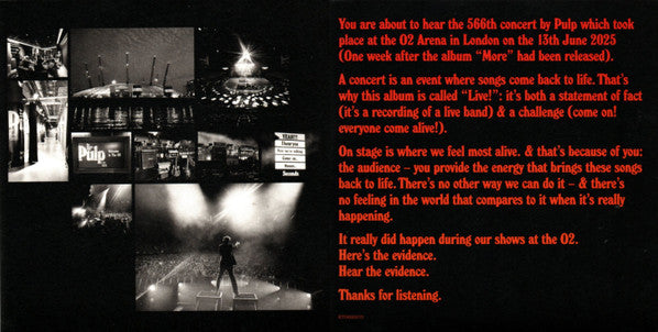 Pulp : Live! (2xCD, Album)