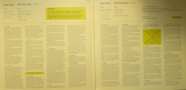 Arab Strap : Half-Told Tales (2xLP, Ltd, Chi)