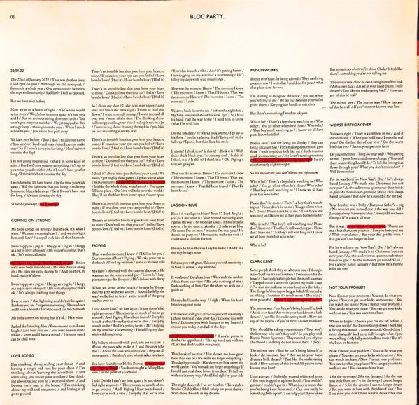 Bloc Party : Anatomy Of A Brief Romance (LP, Album, Red)