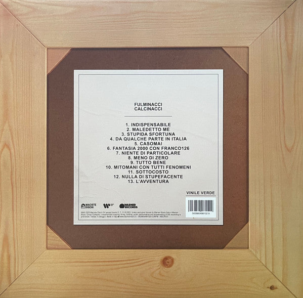 Fulminacci : Calcinacci (LP, Album, RE, Gre)