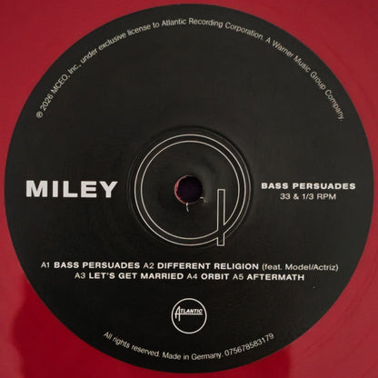 Miley Cyrus : Bass Persuades (LP, Album, Lip)