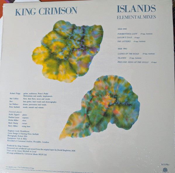 King Crimson : Islands (Elemental Mixes) (LP, Album, RE, 200)