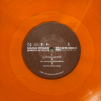Gang Starr : Moment Of Truth (3xLP, Album, RE, Yel)