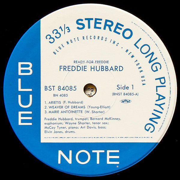 Freddie Hubbard : Ready For Freddie (LP, Album, Ltd, RE)