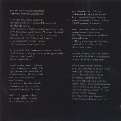 Giovanni Lindo Ferretti : Percuotendo, In Cadenza (2xCD, Album, Car)
