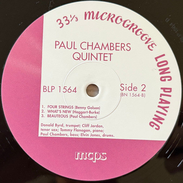 Paul Chambers Quintet With Donald Byrd, Clifford Jordan, Tommy Flanagan, Elvin Jones : Paul Chambers Quintet (12", Album, Mono, Ltd, RE)