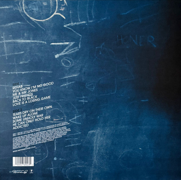 Amy Winehouse : Back To Black (LP, Album, Ltd, RE, Cha)