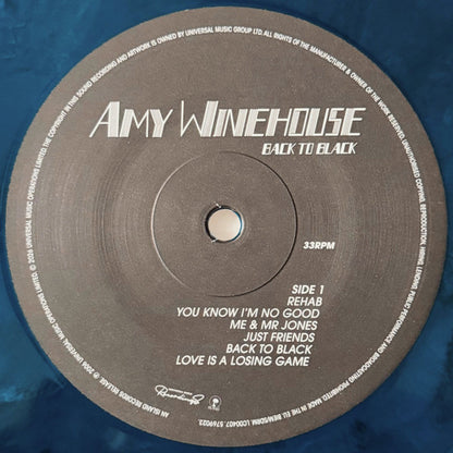 Amy Winehouse : Back To Black (LP, Album, Ltd, RE, Cha)