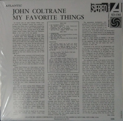 John Coltrane : My Favorite Things (LP, Album, RE, 180)