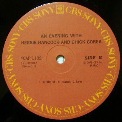 Herbie Hancock & Chick Corea : An Evening With Herbie Hancock & Chick Corea In Concert (2xLP, Album, Gat)