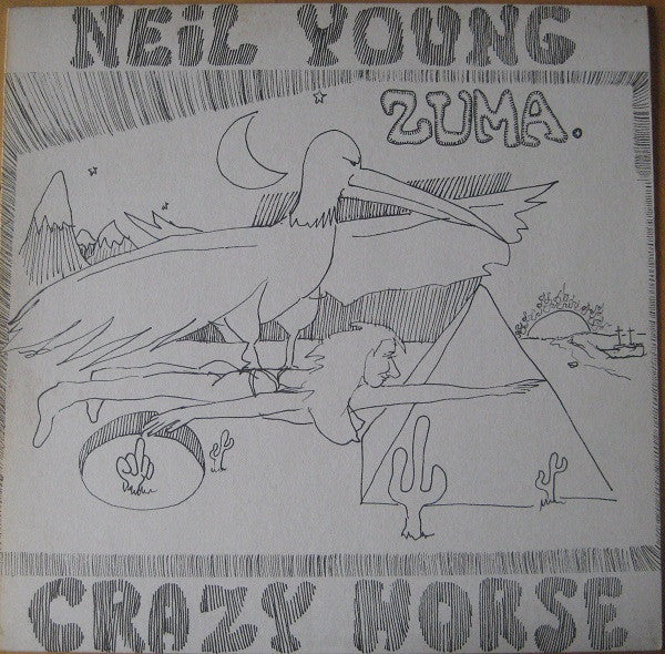 Neil Young With Crazy Horse : Zuma (LP, Album, RE)