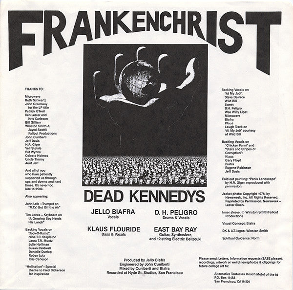 Dead Kennedys : Frankenchrist (LP, Album)