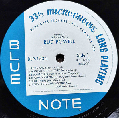 Bud Powell : The Amazing Bud Powell, Volume 2 (LP, Album, Mono, RE, RM)